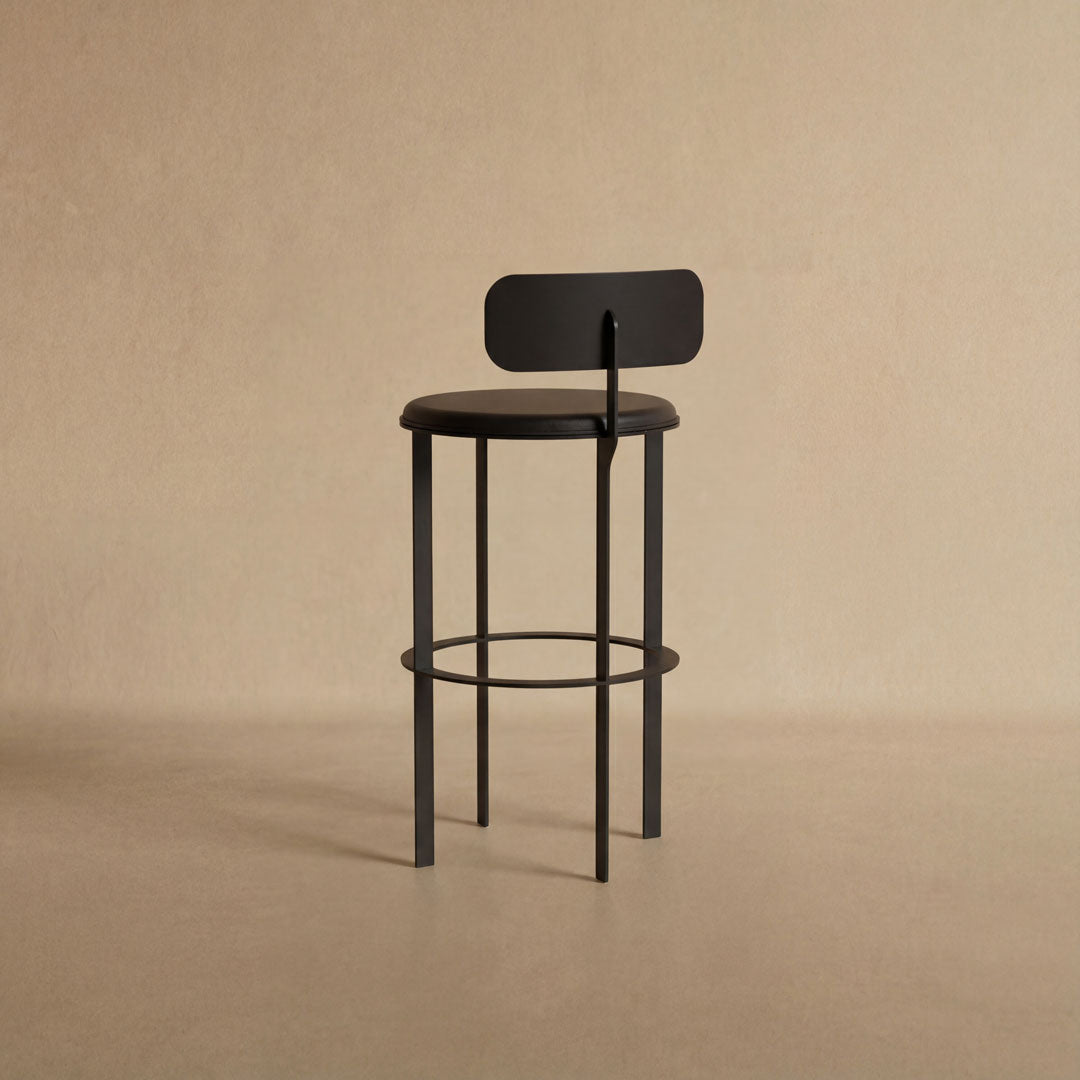 Barlume Stool with Back - Counter Height