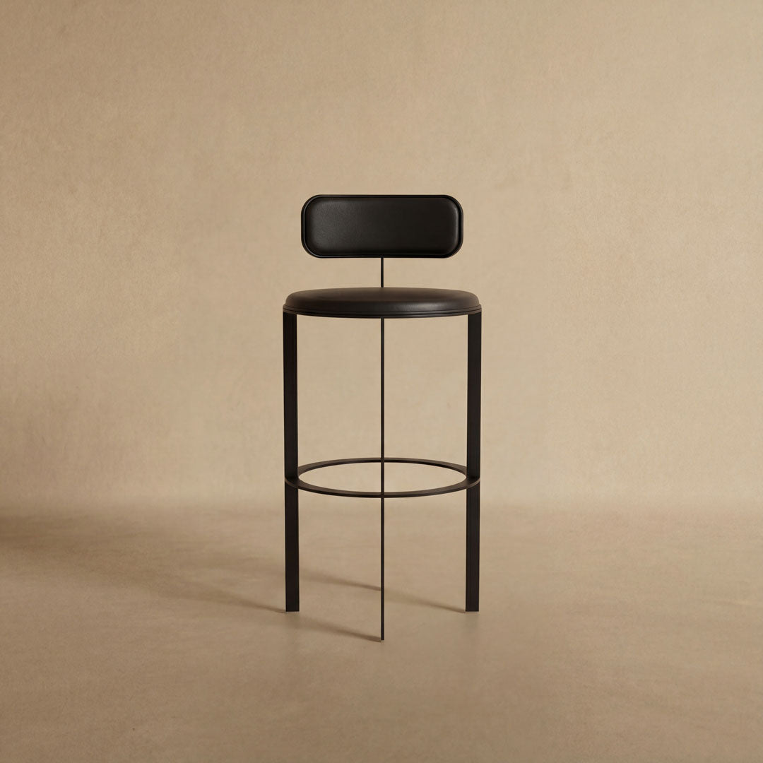 Barlume Stool with Back - Counter Height